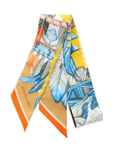 Pre-owned Hermes 2021 Danse Pacifique Twilly Scarf