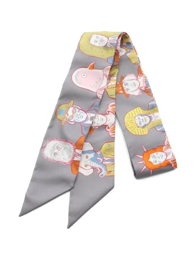 Pre-owned Hermes 2021 Dress Code Ribbon Silk Scarf