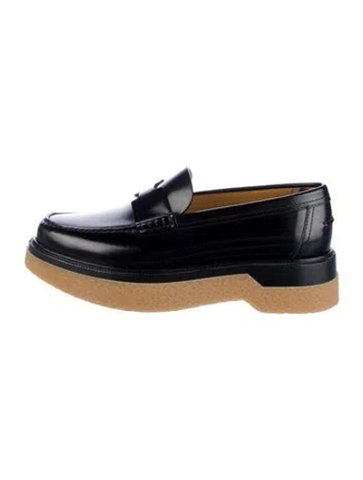 Pre-owned Hermes 2021 Dublin Loafers In Black