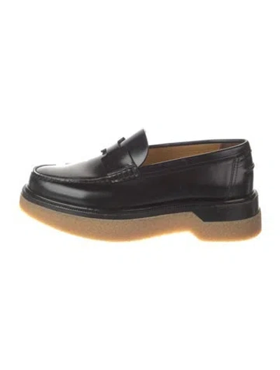 Pre-owned Hermes 2021 Dublin Loafers In Black