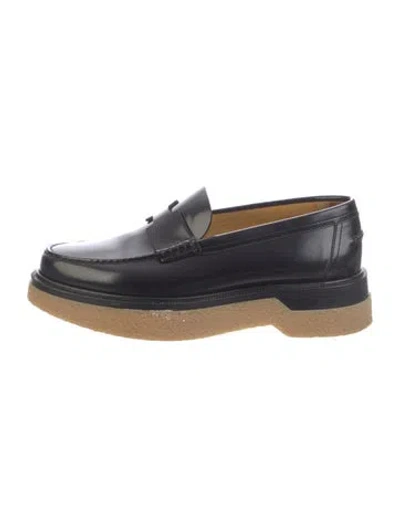 Pre-owned Hermes 2021 Dublin Loafers In Black
