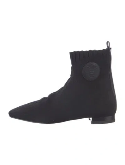 Pre-owned Hermes 2021 Duuo Sock Boots In Black