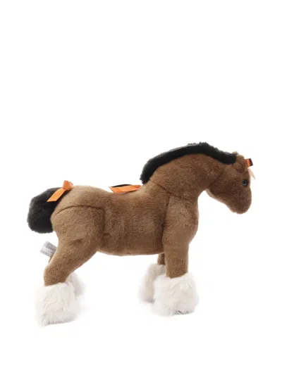 Pre-owned Hermes 2021 Elmy Pm Stuffed Toy In Brown
