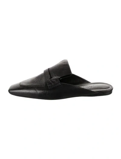Pre-owned Hermes 2021 Eloge Mules In Black