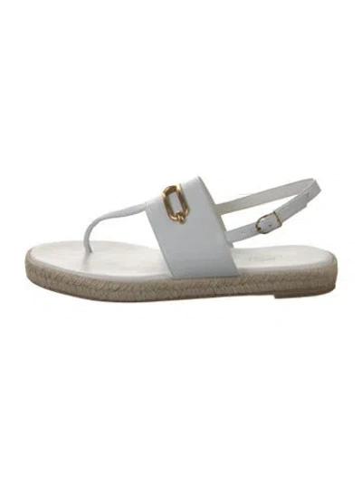 Pre-owned Hermes 2021 Eloise Espadrilles In White
