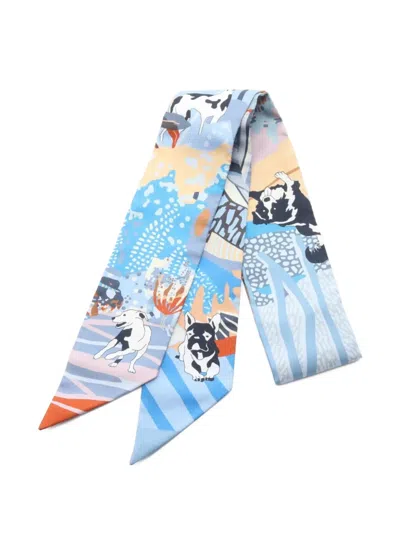 Pre-owned Hermes 2021 En Liberte Silk Scarf
