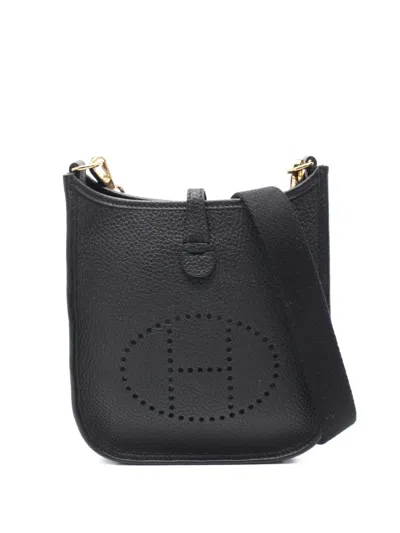 Pre-owned Hermes 2021 Evelyn Pm Handbag In Black