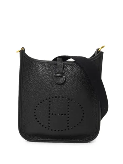 Pre-owned Hermes 2021 Evelyne Tpm Cross Body Bag In Black