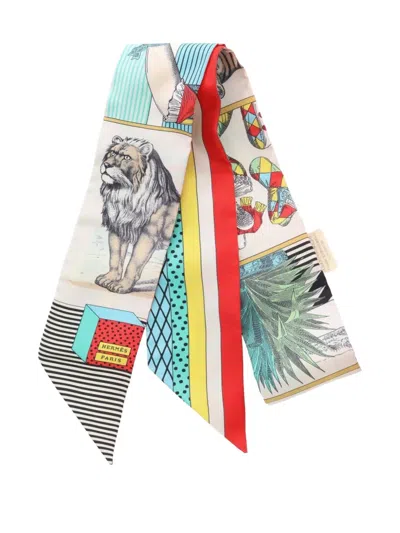 Pre-owned Hermes 2021 Grand Theatre Nouveau Silk Scarf