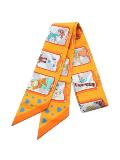 Pre-owned Hermes 2021  Story Ribbon Scarf