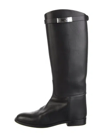 Pre-owned Hermes 2021 Jumping Riding Boots In Black