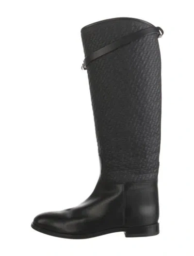 Pre-owned Hermes 2021 Jumping Riding Boots In Black