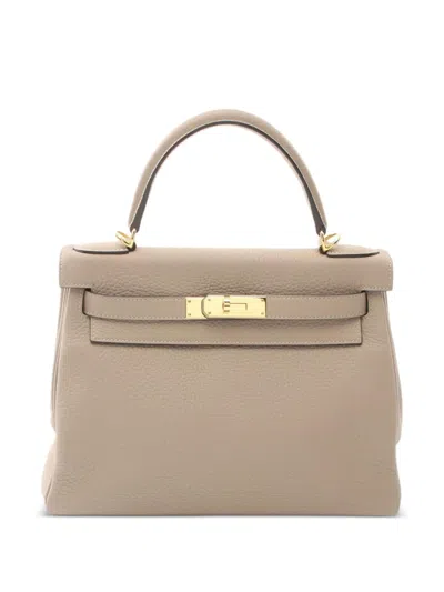 Pre-owned Hermes 2021 Kelly 28 Sellier Two-way Handbag