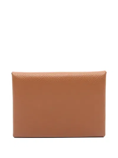 Pre-owned Hermes 2021 Leather Wallet In Neutral