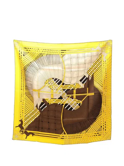 Pre-owned Hermes 2021 Masan&masan Silk Scarf