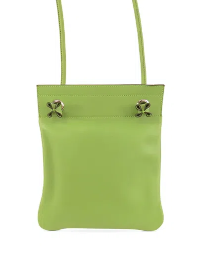 Pre-owned Hermes 2021 Mini Swift Aline Bag Crossbody Bag In Green