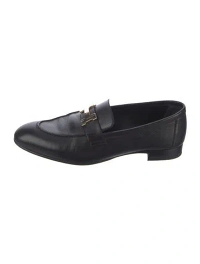 Pre-owned Hermes 2021 Paris Loafers In Black