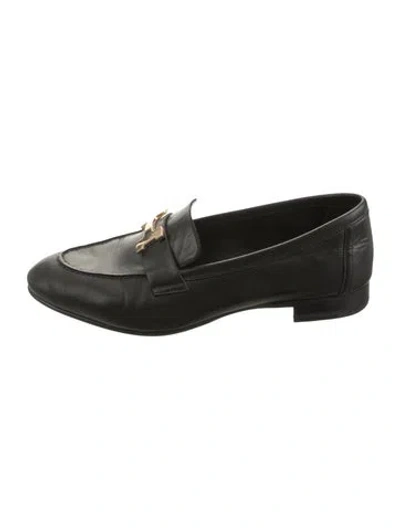 Pre-owned Hermes 2021 Paris Loafers In Black