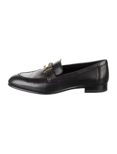 Pre-owned Hermes 2021 Paris Loafers In Black