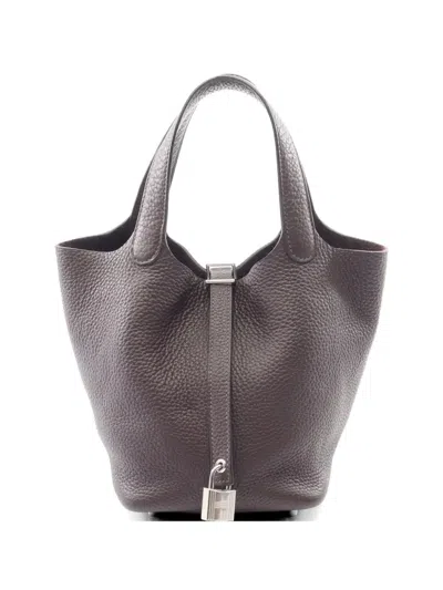 Pre-owned Hermes 2021 Pm Picotin Lock Tote Bag