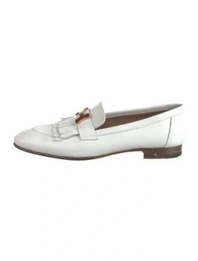 Pre-owned Hermes 2021 Royal Loafers In White