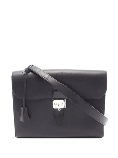 Pre-owned Hermes 2021 Sac À Dépêches 29 Shoulder Bag In Black