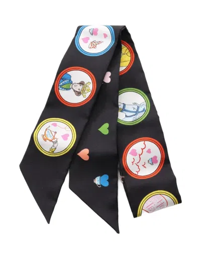 Pre-owned Hermes 2021 Tea Time Silk Ribbon Scarf