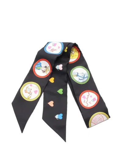 Pre-owned Hermes 2021 Tea Time Silk Ribbon Scarf