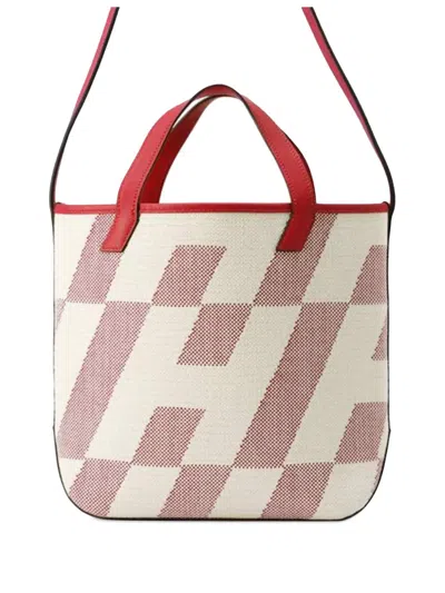 Pre-owned Hermes 2021 Toile And Swift Cabas H En Biais 27 Satchel