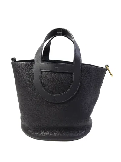 Pre-owned Hermes 2022 23 In The Loop Handbag In Black