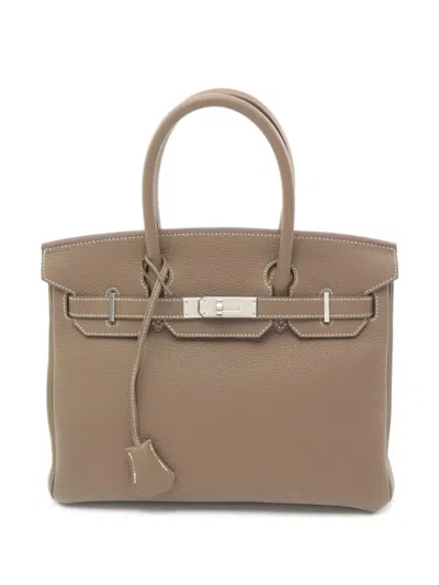 Pre-owned Hermes 2022 Birkin 30 Handbag In Brown