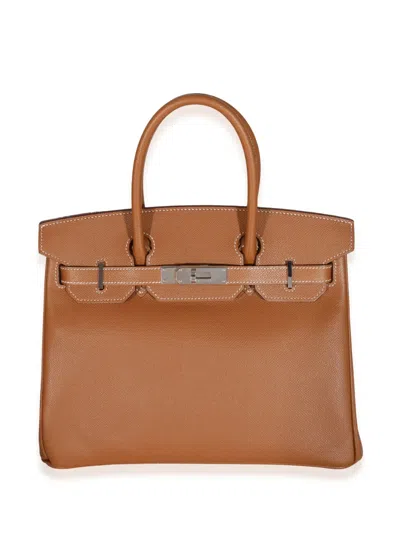 Pre-owned Hermes 2022  Birkin 30 Handbag In Brown