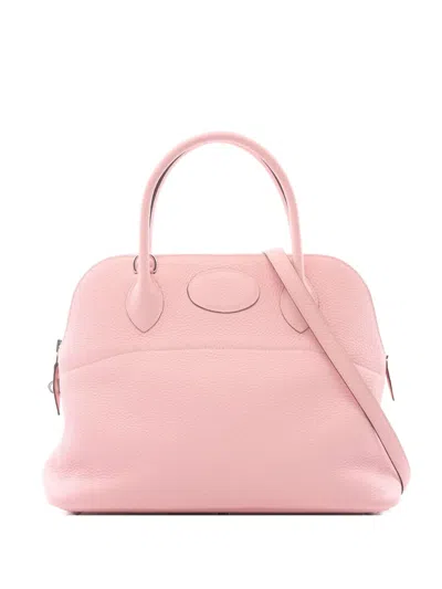 Pre-owned Hermes 2022 Bolide 31 Handbag In Pink