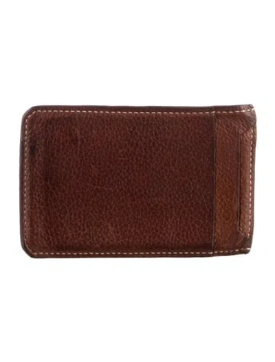 Pre-owned Hermes 2022 City 4cc Card Holder In Brown