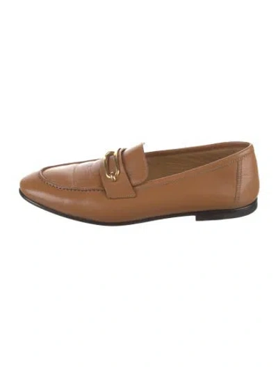 Pre-owned Hermes 2022 Colette Loafers In Brown