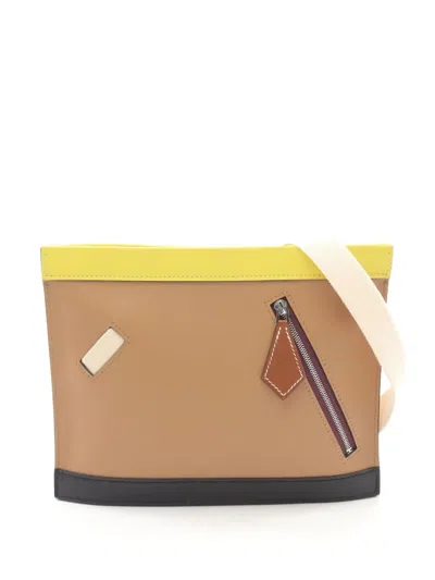 Pre-owned Hermes 2022 Colormatic Shoulder Bag In Neutrals