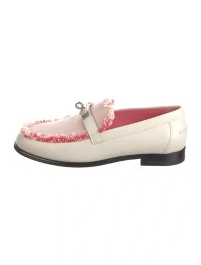 Pre-owned Hermes 2022 Destin Loafers In Neutrals