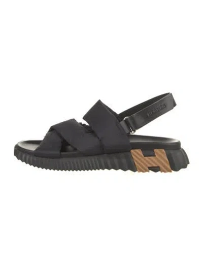 Pre-owned Hermes 2022 Electric Sandals In Black