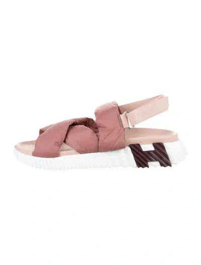 Pre-owned Hermes 2022 Electric Sandals In Pink