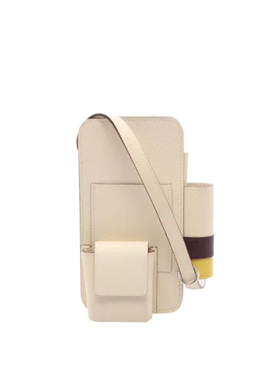 Pre-owned Hermes 2022 Epsom Way Phone Case Crossbody Bag In Brown