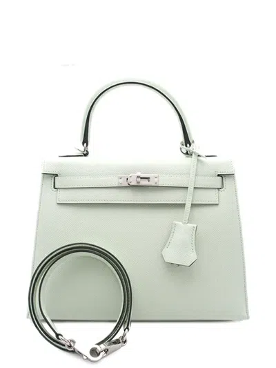 Pre-owned Hermes 2022 Epsom Kelly Ii Sellier 25 Satchel