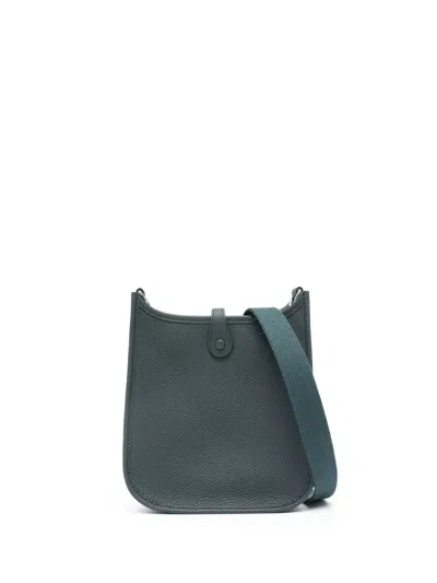 Pre-owned Hermes 2022  Evelyne 16 Shoulder Bag In Green