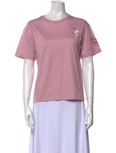 Pre-owned Hermes 2022 Faubourg Rainbow T-shirt In Pink
