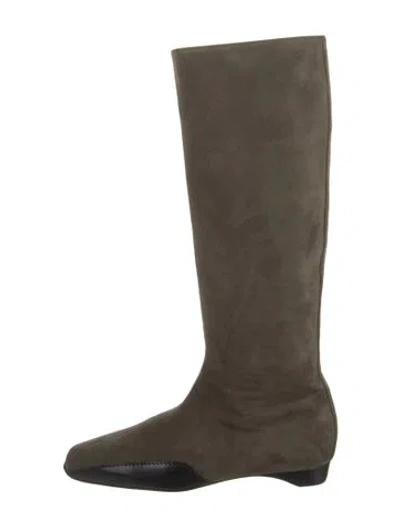Pre-owned Hermes 2022 Finale Boots In Green