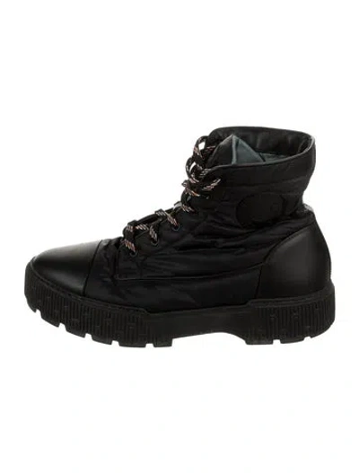 Pre-owned Hermes 2022 Fresh Combat Boots In Black