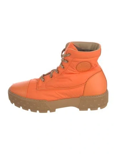 Pre-owned Hermes 2022 Fresh Hiking Boots In Orange