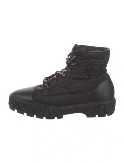 Pre-owned Hermes 2022 Fresh Lace-up Boots In Black