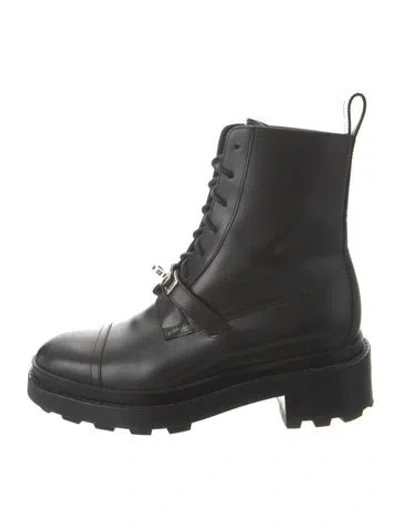Pre-owned Hermes 2022 Funk Combat Boots In Black