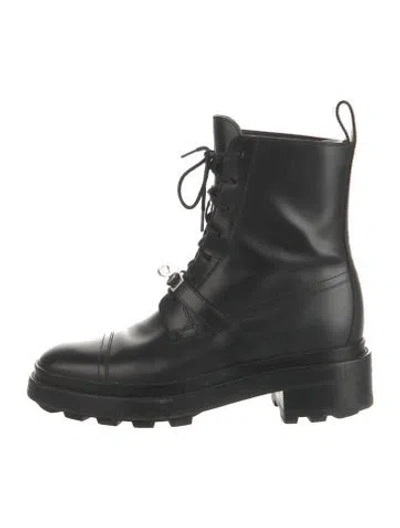 Pre-owned Hermes 2022 Funk Combat Boots In Black