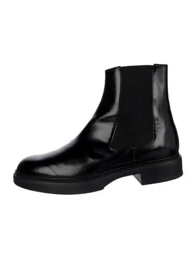 Pre-owned Hermes 2022 Fusion Chelsea Boots In Black